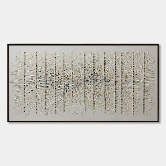 CHROMA PULSE: Textured Wabi Sabi Abstract Painting | hanging in CHROMA PULSE: Textured Wabi Sabi Abstract Painting featuring layered textured brushwork in refined tones; abstract composition with r...