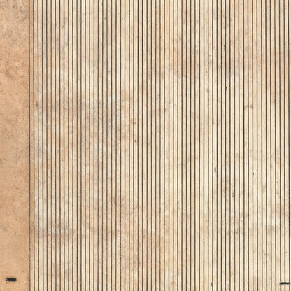 CODEX: Minimalist Architectural Line Art Painting | rectangular format, hand-painted canvas edge