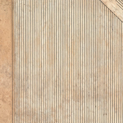 CODEX: Minimalist Architectural Line Art Painting | rolled canvas, ready for custom framing