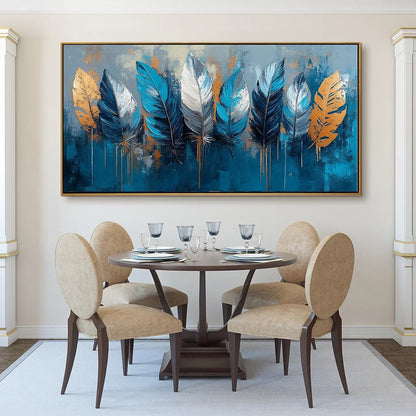 ETHEREAL FEATHERS: Textured Still Life Oil Painting | textured closeup, raised brushwork detail