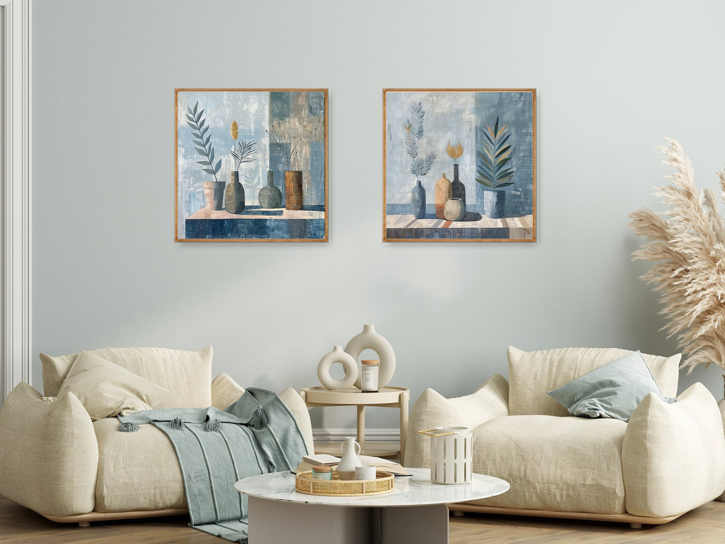 60x60 cm oil painting for kitchen - image 1 of 9