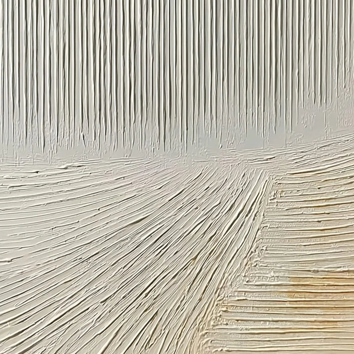 CONVERGENCE: Textured Minimalist Wabi Sabi Abstract Painting in White | rolled canvas, ready for custom framing