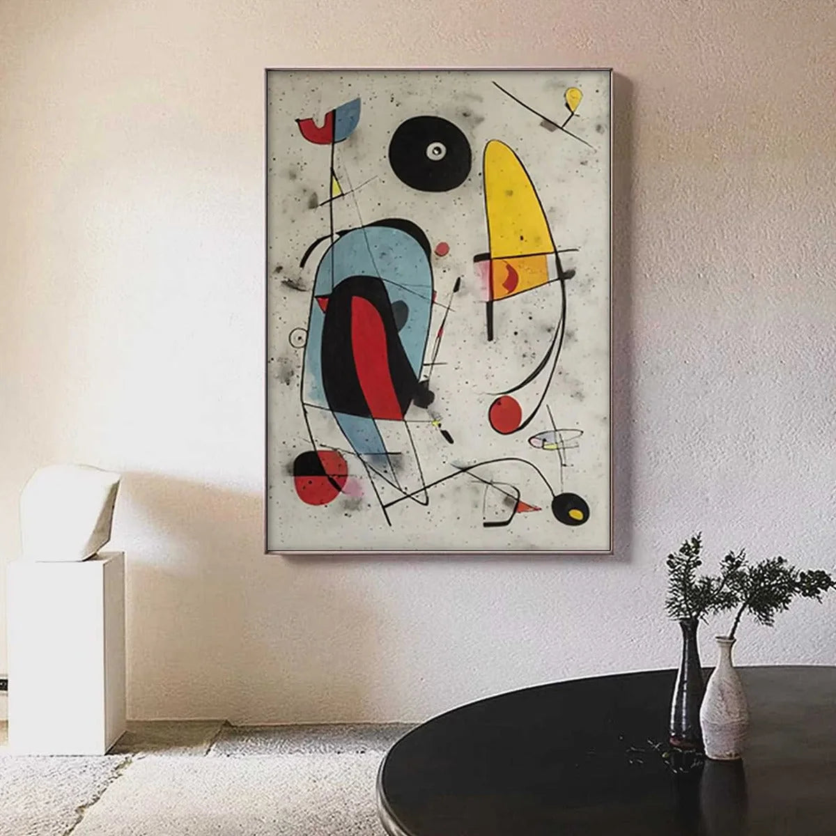 COSMIC NOTES: Modern Abstract Geometric Oil Painting | Abstract closeup, raised brushwork detail
