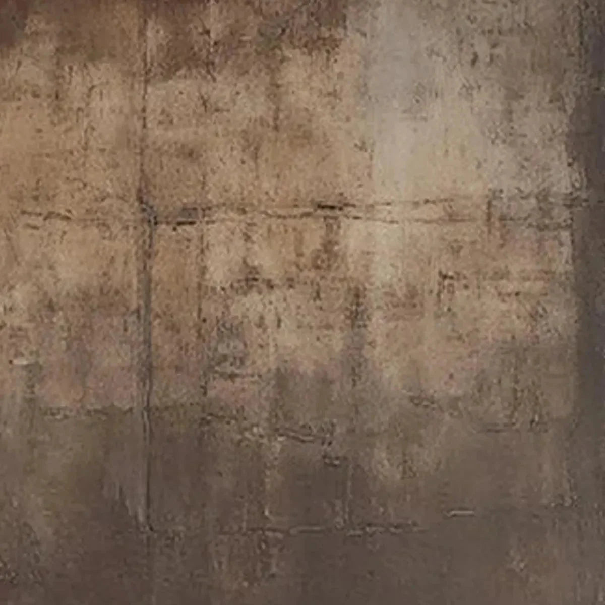 DARK BROWN TEXTURED ABSTRACT: Minimalist Textured Painting | black frame version on white wall