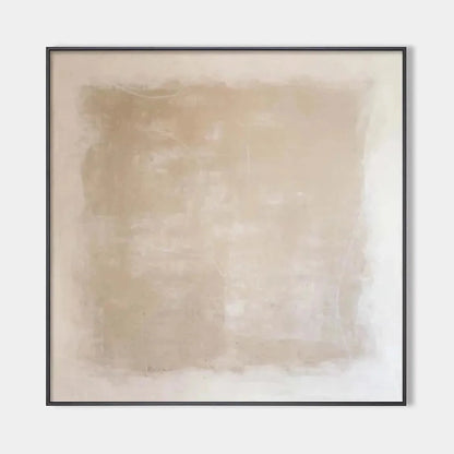 DESERT SANDS: Minimalist Textured Painting in Beige | hanging in DESERT SANDS: Minimalist Textured Painting in Beige featuring layered textured brushwork in refined tones; minimalist composition wi...