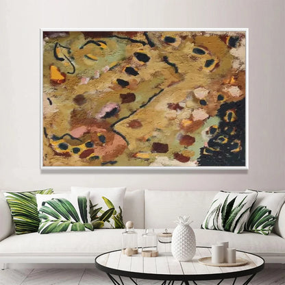 EARTH TONES: Abstract Organic Textured Oil Painting | Abstract closeup, raised brushwork detail