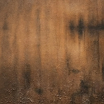 EARTHEN ECHO: Heavily Textured Wabi Sabi Abstract Painting | rolled canvas, ready for custom framing