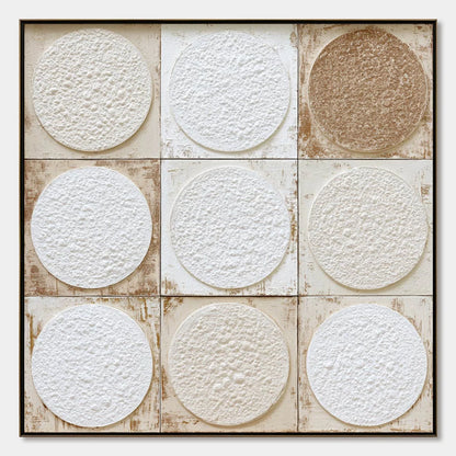 EARTHEN RHYTHM: Textured Wabi Sabi Abstract Painting for Minimalist Decor | hanging in EARTHEN RHYTHM: Textured Wabi Sabi Abstract Painting for Minimalist Decor featuring layered textured brushwork...