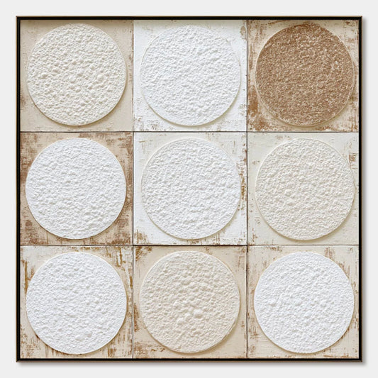EARTHEN RHYTHM: Textured Wabi Sabi Abstract Painting for Minimalist Decor | hanging in EARTHEN RHYTHM: Textured Wabi Sabi Abstract Painting for Minimalist Decor featuring layered textured brushwork...