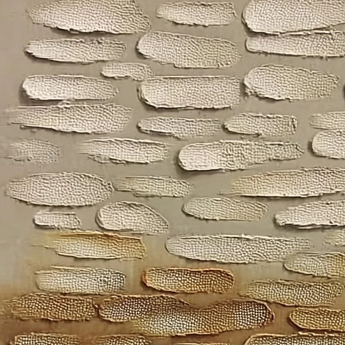 Earthen Strata: Textured Abstract Wabi Sabi Oil Painting on Canvas | rolled canvas, ready for custom framing