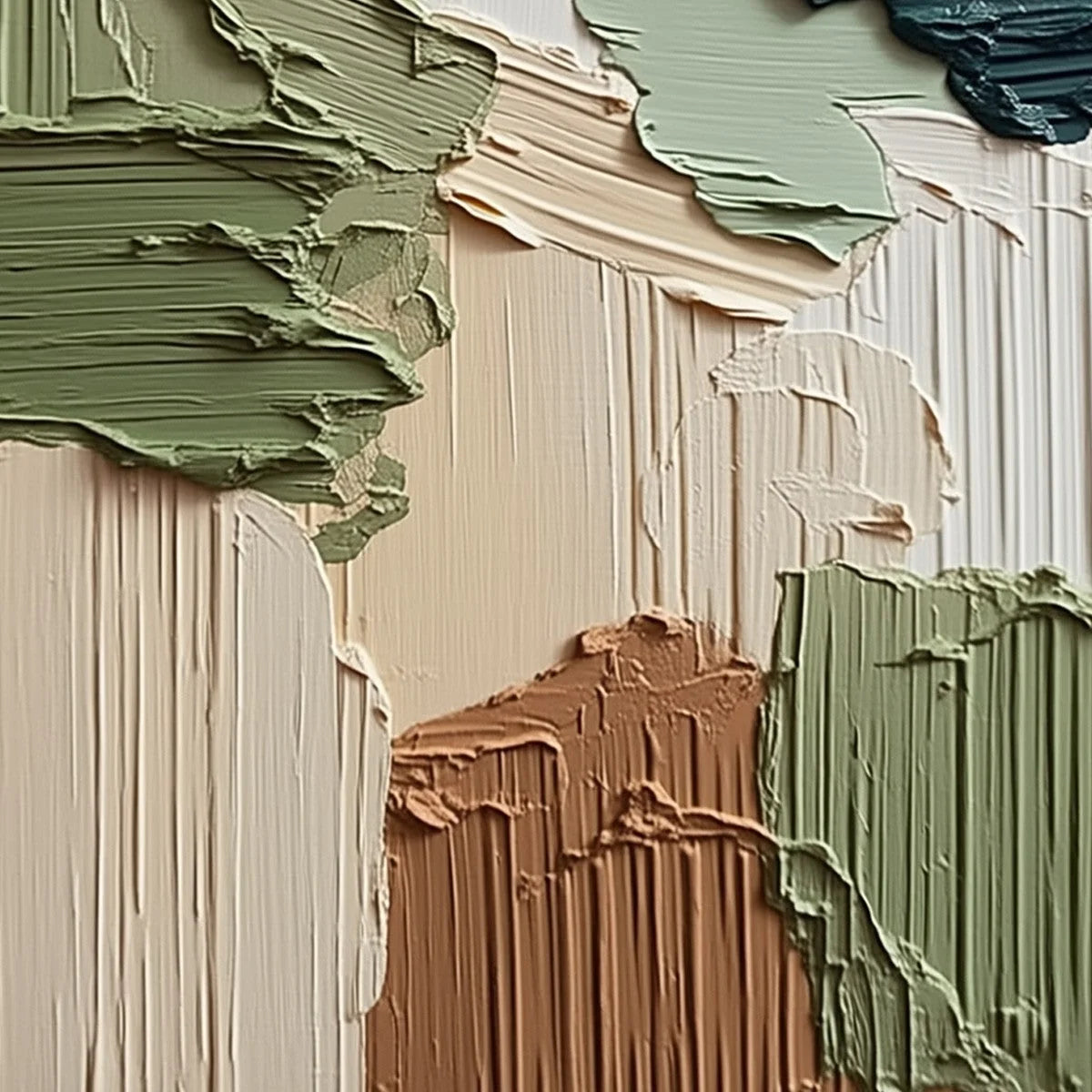 EARTHEN STRATA: Vertical Wabi Sabi Textured Abstract Painting | rolled canvas, ready for custom framing