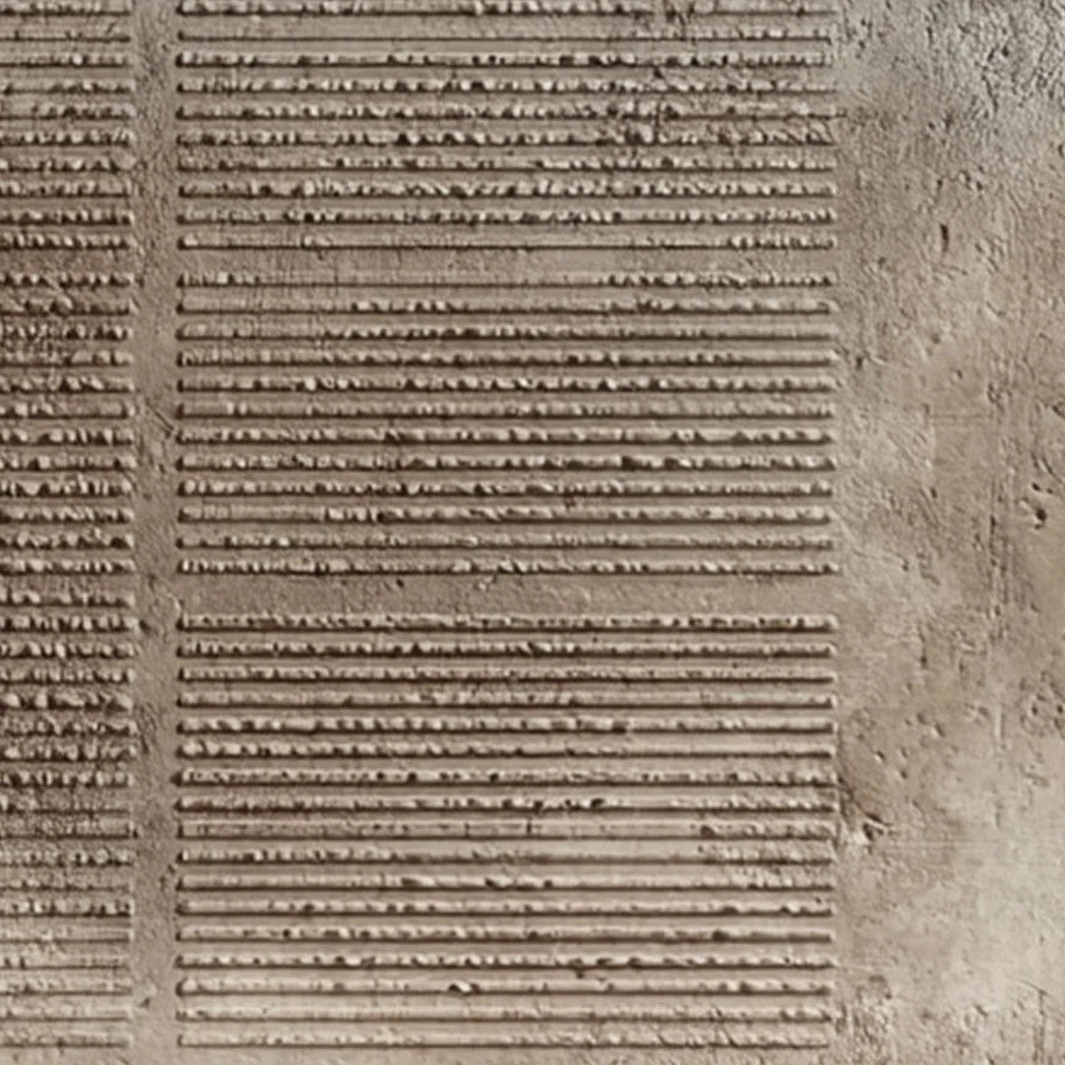 EARTHEN TABLET: Textured Wabi Sabi Minimalist Abstract Painting | rectangular format, hand-painted canvas edge