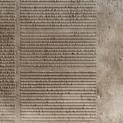EARTHEN TABLET: Textured Wabi Sabi Minimalist Abstract Painting | rectangular format, hand-painted canvas edge