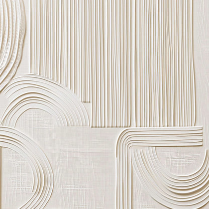 ECHOES IN SILENCE: Textured Wabi-Sabi Minimalist Abstract Wall Art | rectangular format, hand-painted canvas edge