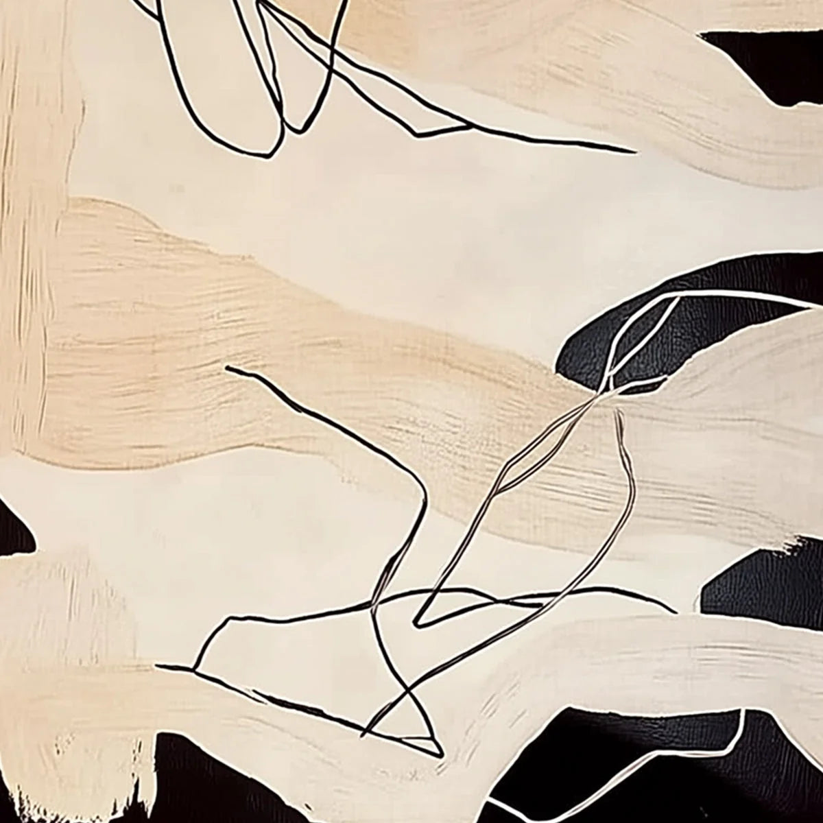 ECHOES OF SILENCE: Vertical Wabi Sabi Abstract Painting in Neutral Tones | rolled canvas, ready for custom framing