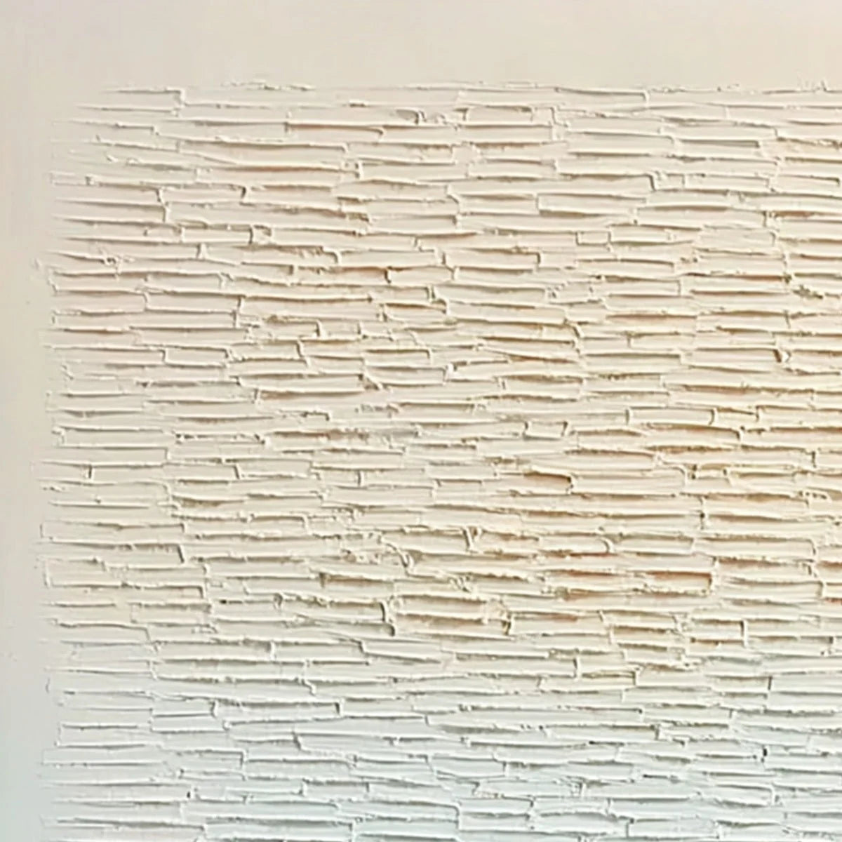 ECHOES OF STILLNESS: Large Square Textured Minimalist Abstract Painting | rolled canvas, ready for custom framing