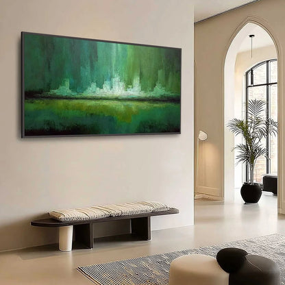 EMERALD HORIZON | Abstract mood, soft natural light studio shot