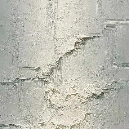 EMERALD HORIZON: Heavily Textured Wabi Sabi Abstract Seascape Painting | rolled canvas, ready for custom framing