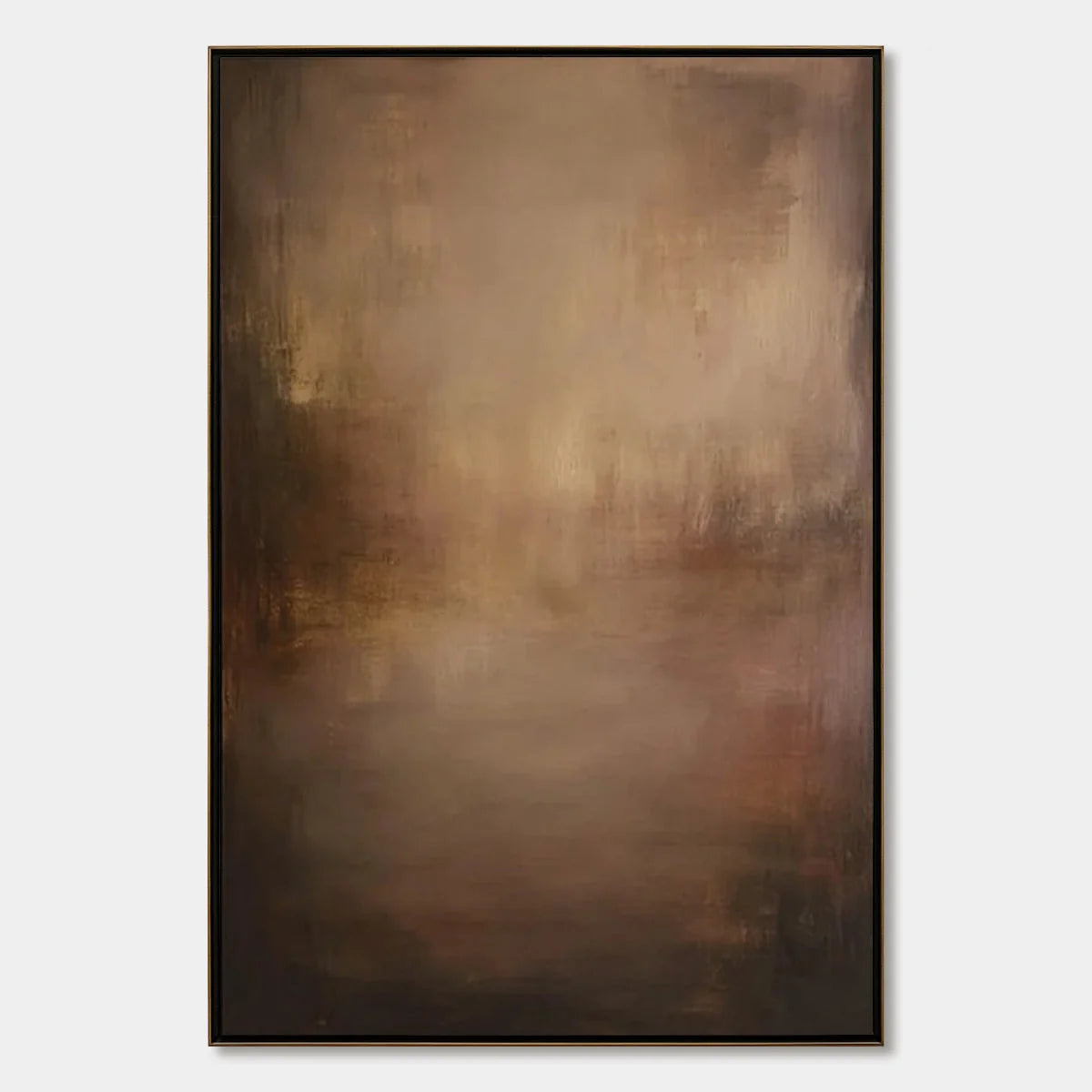 FADING EMBER: Wabi Sabi Abstract Art for Sophisticated Spaces | hanging in FADING EMBER: Wabi Sabi Abstract Art for Sophisticated Spaces featuring layered textured brushwork in refined tones; abstr...