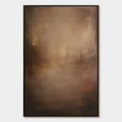 FADING EMBER: Wabi Sabi Abstract Art for Sophisticated Spaces | hanging in FADING EMBER: Wabi Sabi Abstract Art for Sophisticated Spaces featuring layered textured brushwork in refined tones; abstr...
