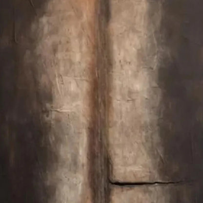 FISSURE: Large Textured Wabi Sabi Abstract Painting in Earth Tones | rolled canvas, ready for custom framing