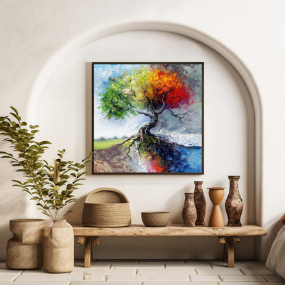 60x60 cm oil painting for home decor - image 6 of 7