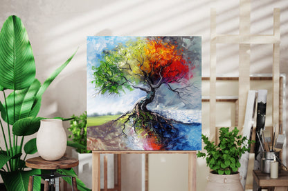 60x60 cm oil painting for home decor - image 7 of 7