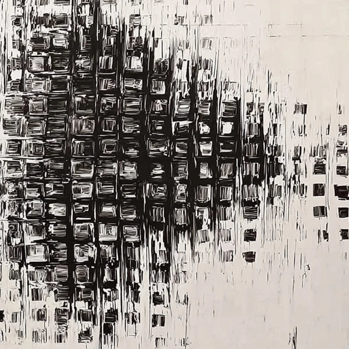FREQUENCY: Large Textured Wabi Sabi Abstract Painting | rolled canvas, ready for custom framing