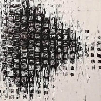 FREQUENCY: Large Textured Wabi Sabi Abstract Painting | rolled canvas, ready for custom framing