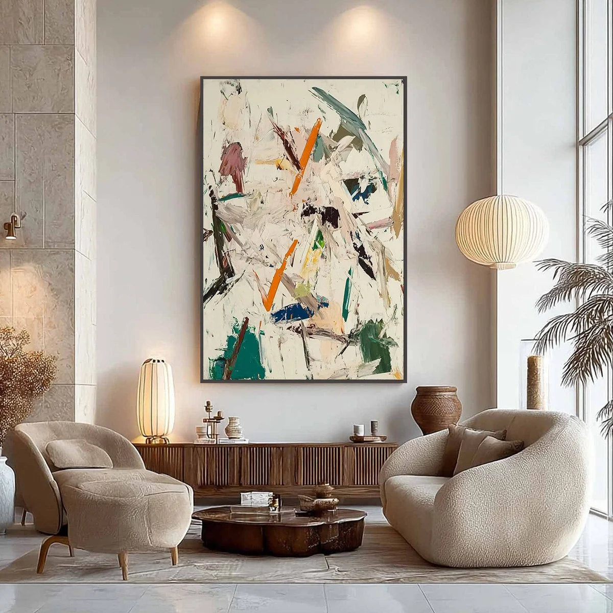 FROZEN RUSH: Textured Abstract Impasto Oil Painting | rolled canvas, ready for custom framing