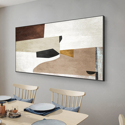 Geometric Abstract Canvas Print: Modern Framed Wall Art (Digital Print) #5
