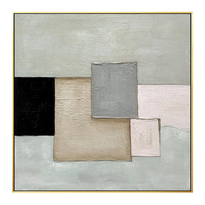 Geometrische muurkunst Boho kunst aan de muur kunst aan de grote muur abstracte  #6