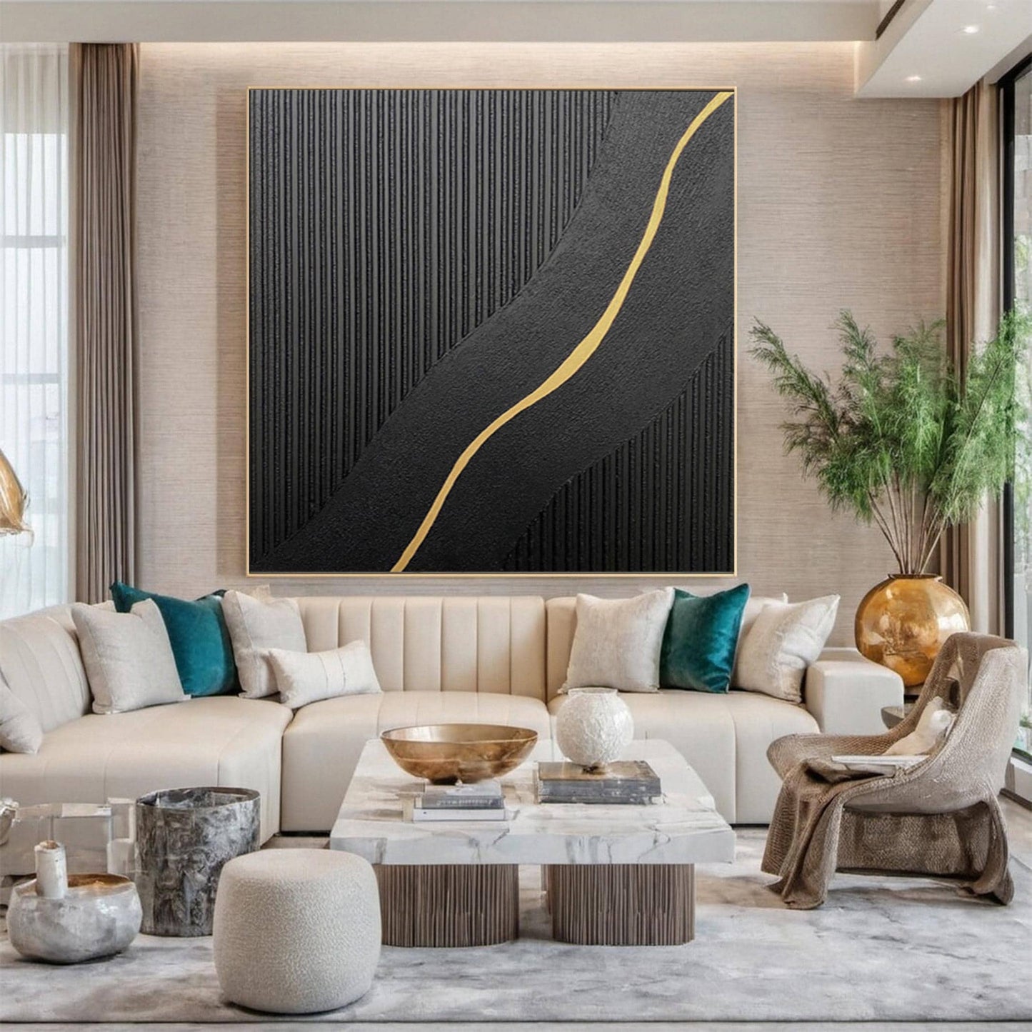24x24 inch wall art for living room - image 2 of 9