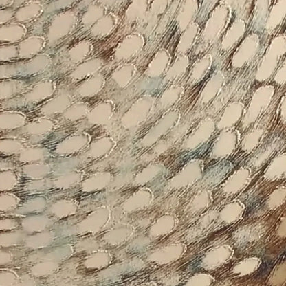 GOLDEN DRIFT: Textured Wabi Sabi Abstract Oil Painting | rolled canvas, ready for custom framing