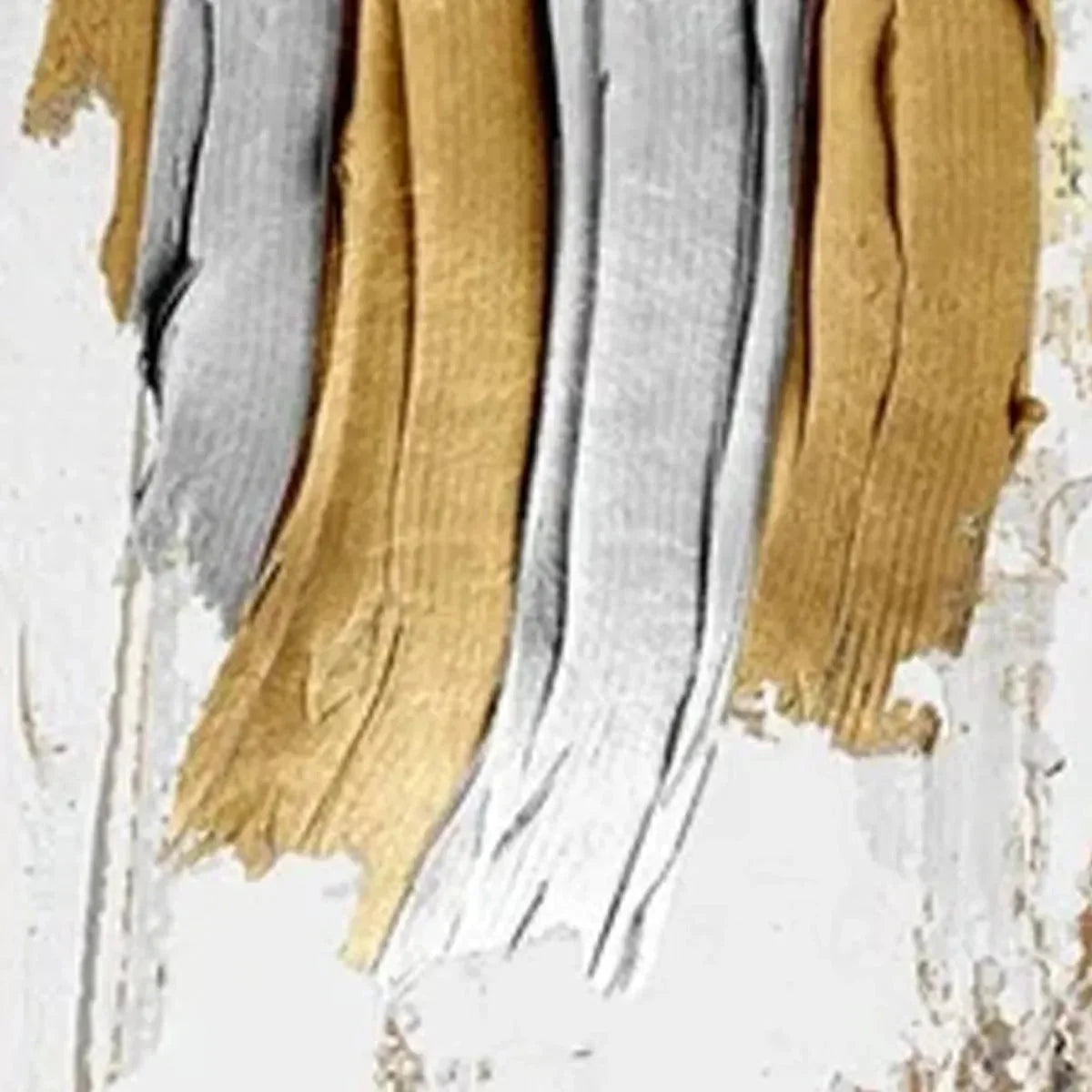 GOLDEN LINES DIPTYCH: Textured Abstract Painting Set of 2, Vertical Wall Art | rectangular format, hand-painted canvas edge
