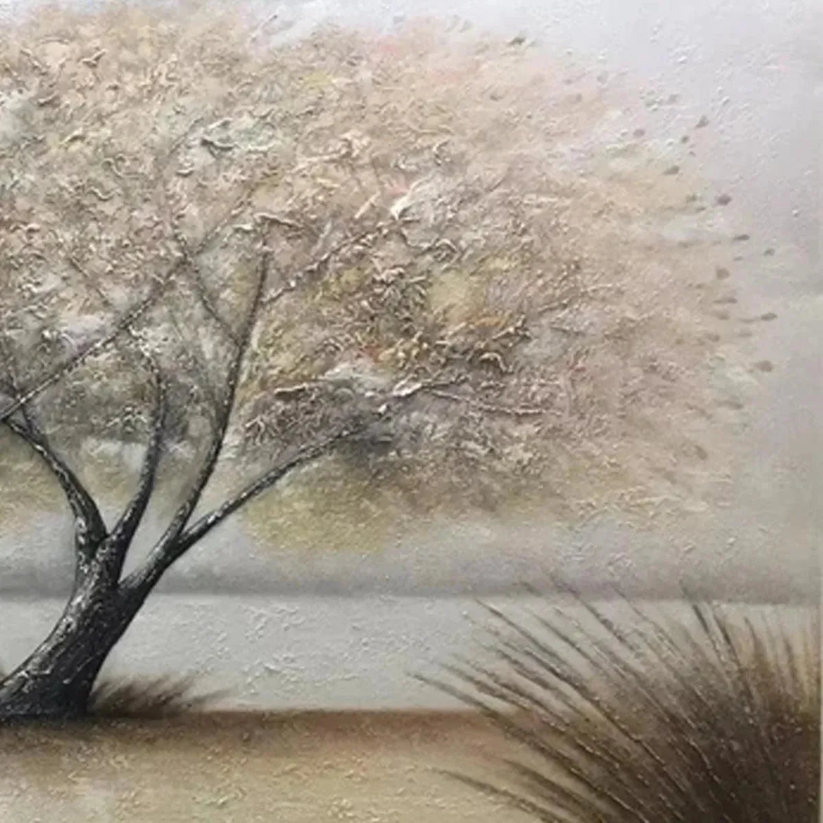 TWILIGHT TREES: Serene Landscape Painting of Trees by the Water | Landscape mood, soft natural light studio shot
