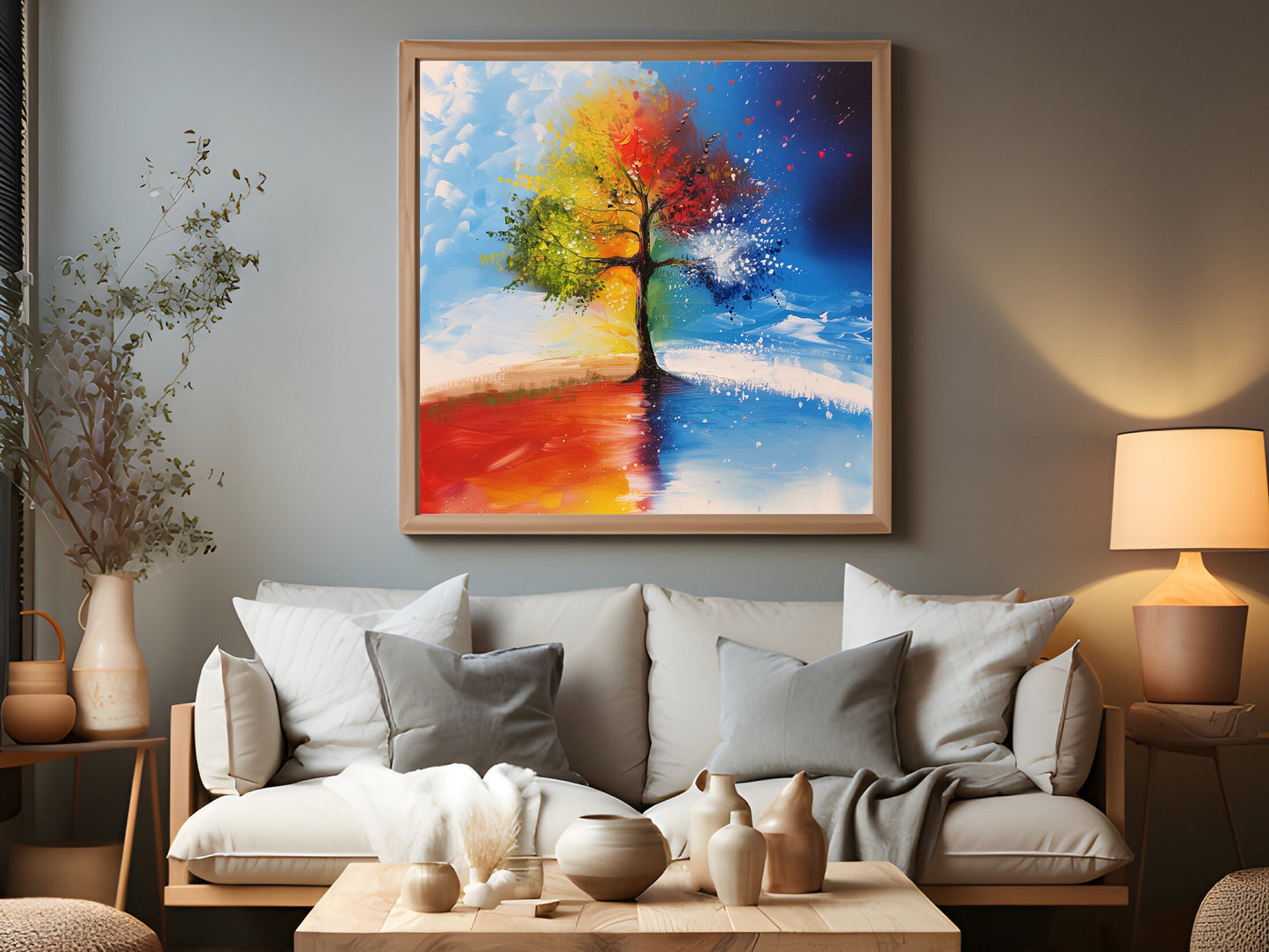 50x50 cm oil painting for home decor - image 6 of 6