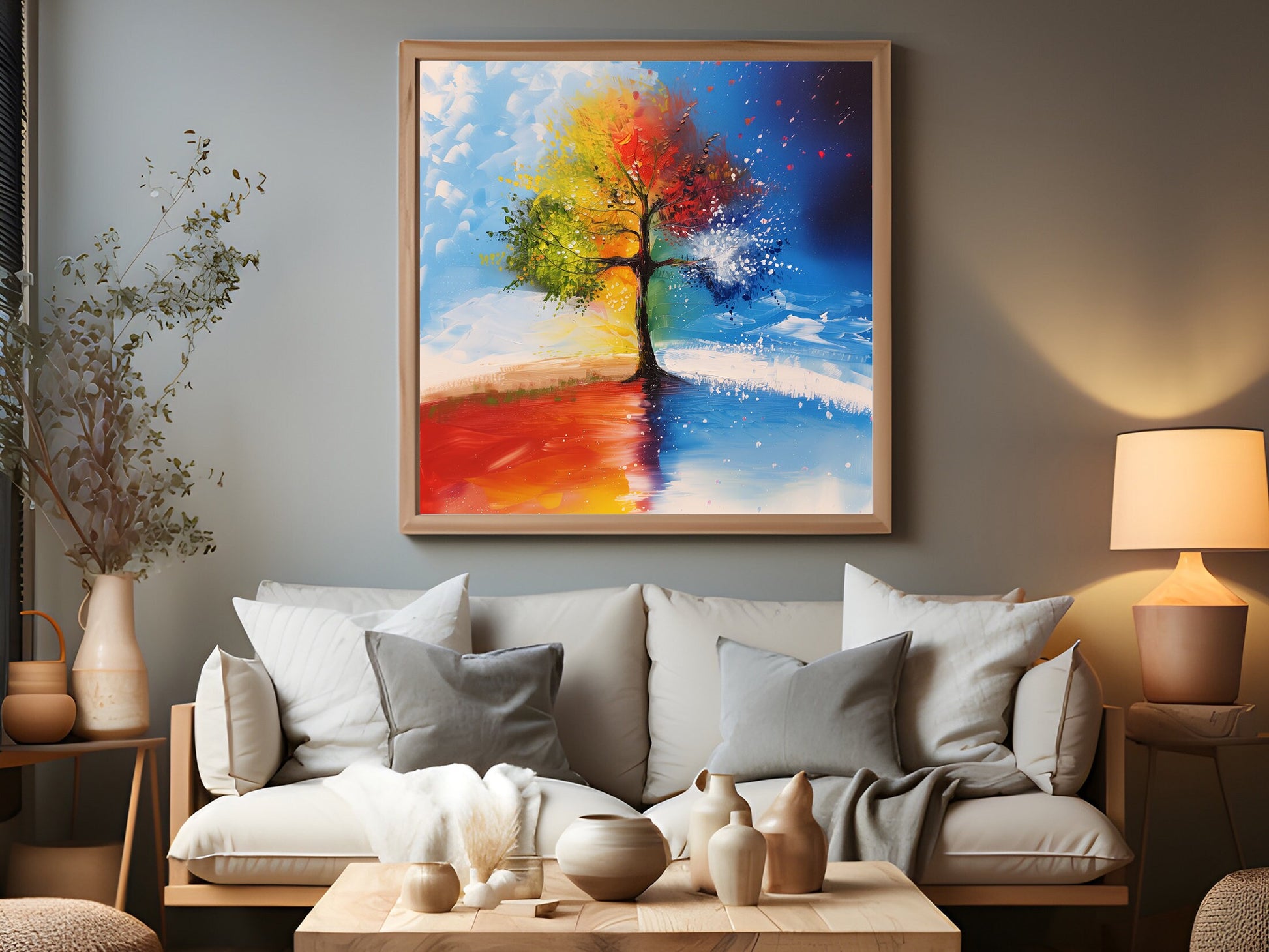 50x50 cm oil painting for home decor - image 6 of 6