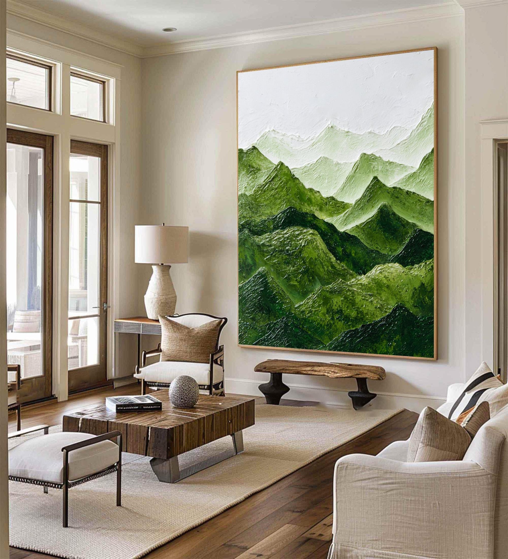 18x24 inch handmade canvas art for living room - image 5 of 9