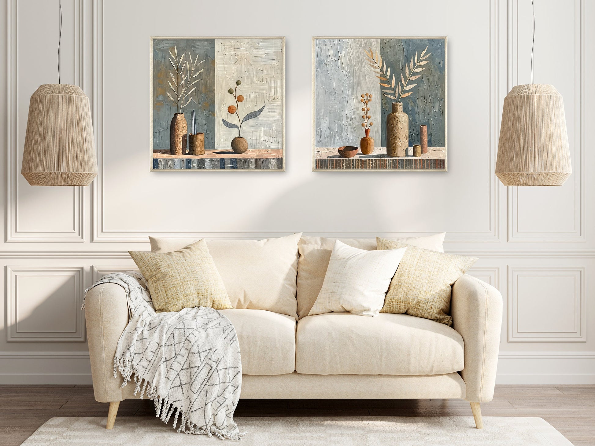 50x50 cm oil painting for home decor - image 2 of 9