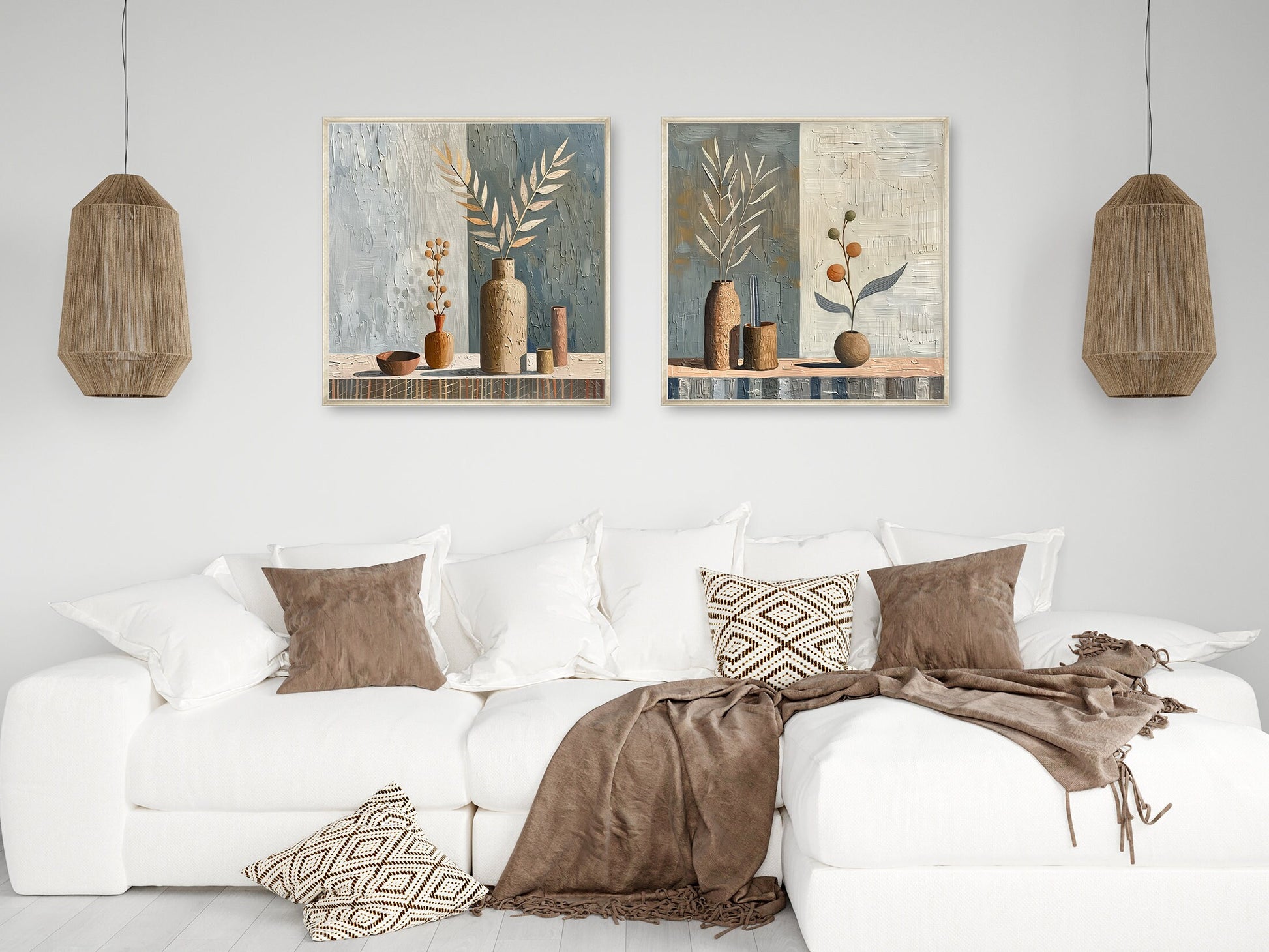 50x50 cm oil painting for home decor - image 4 of 9