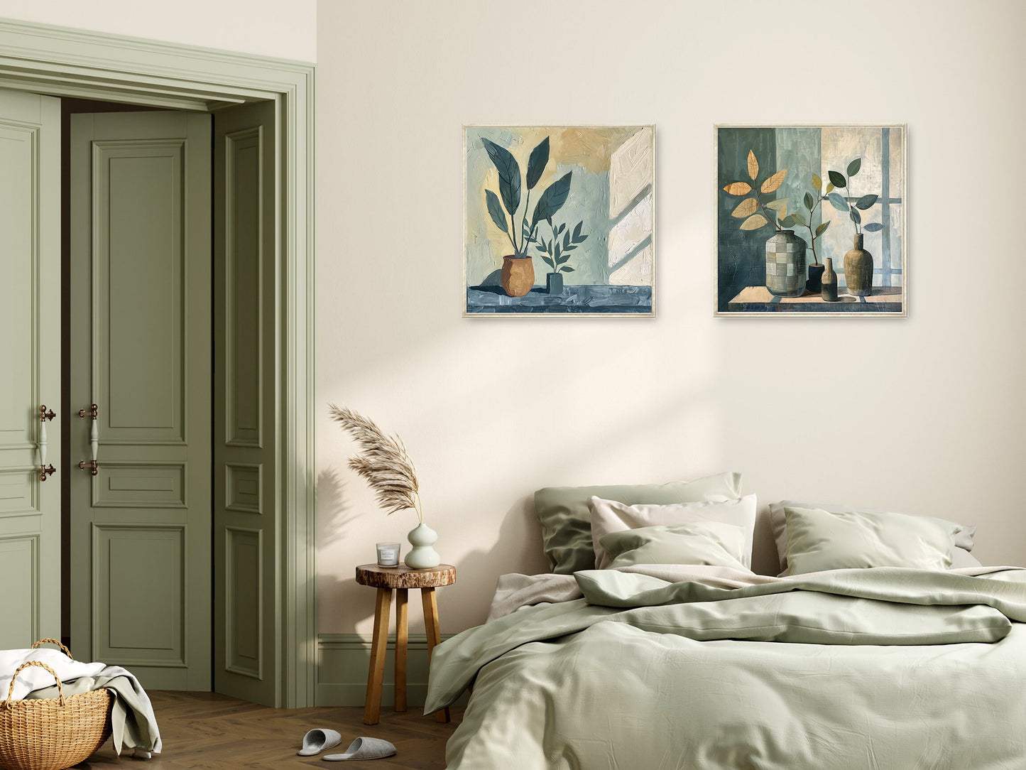 50x50 cm oil painting for home decor - image 2 of 9