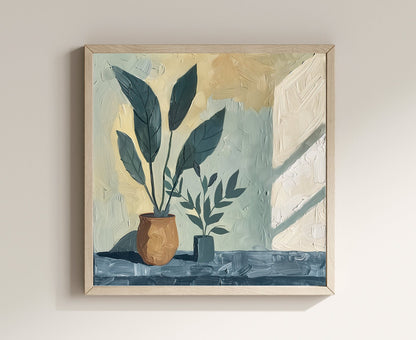 50x50 cm oil painting for home decor - image 4 of 9