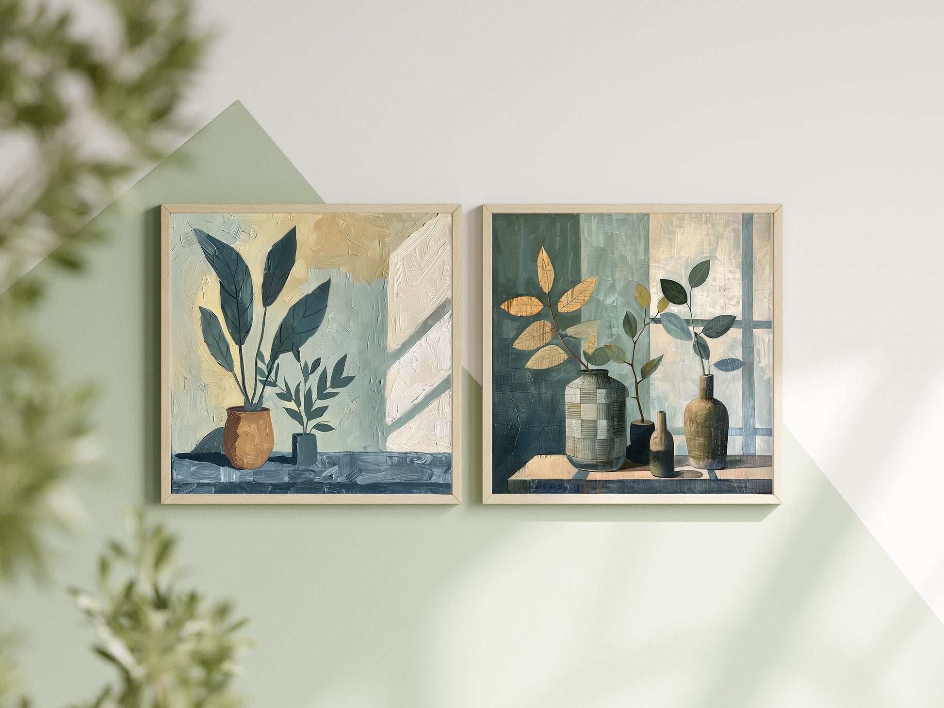 50x50 cm oil painting for home decor - image 5 of 9