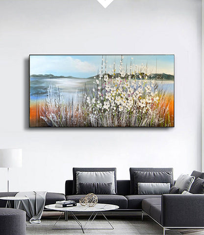 60x120 cm handmade oil painting for home decor - image 1 of 6
