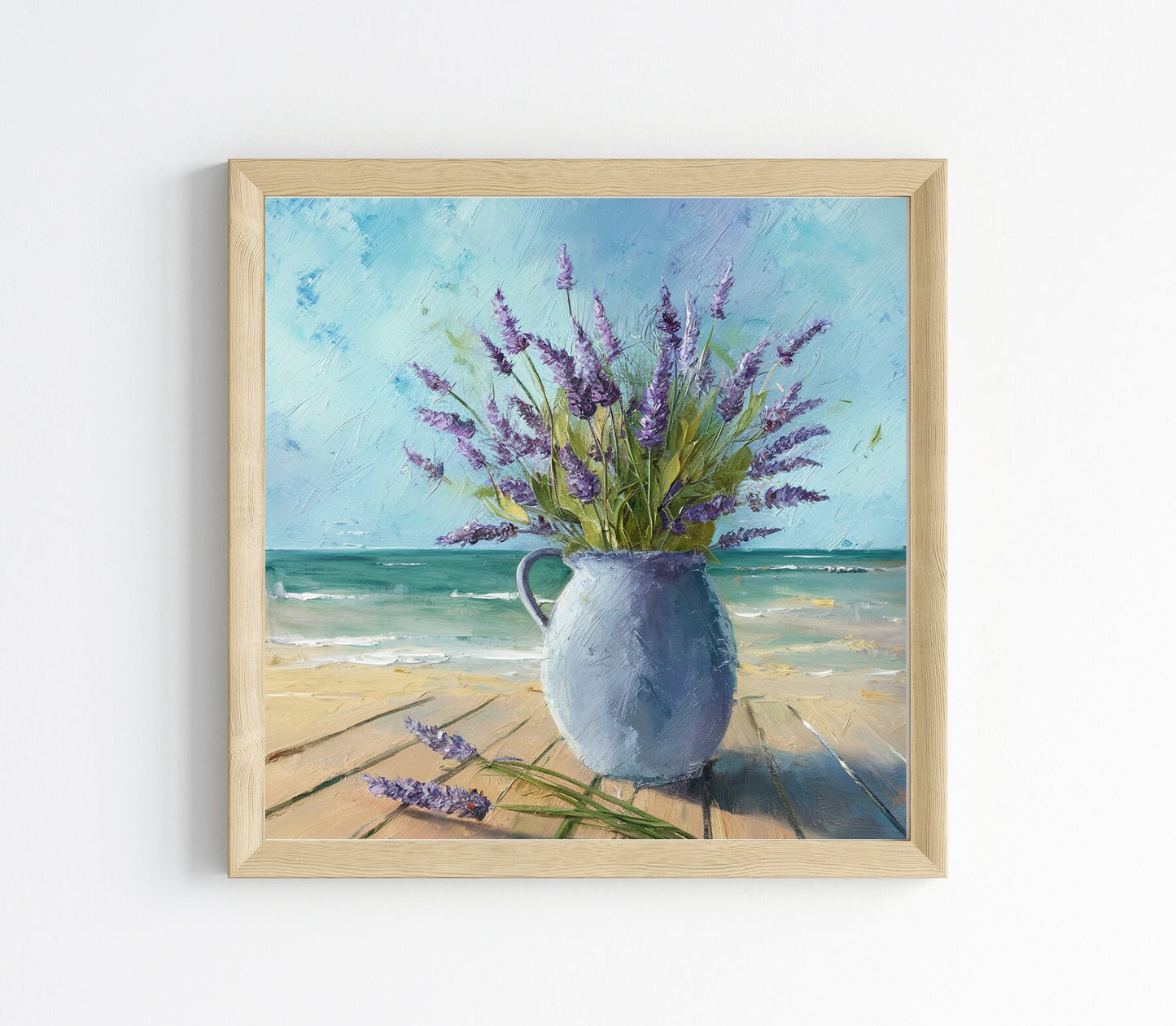 60x60 cm oil painting for home decor - image 2 of 7
