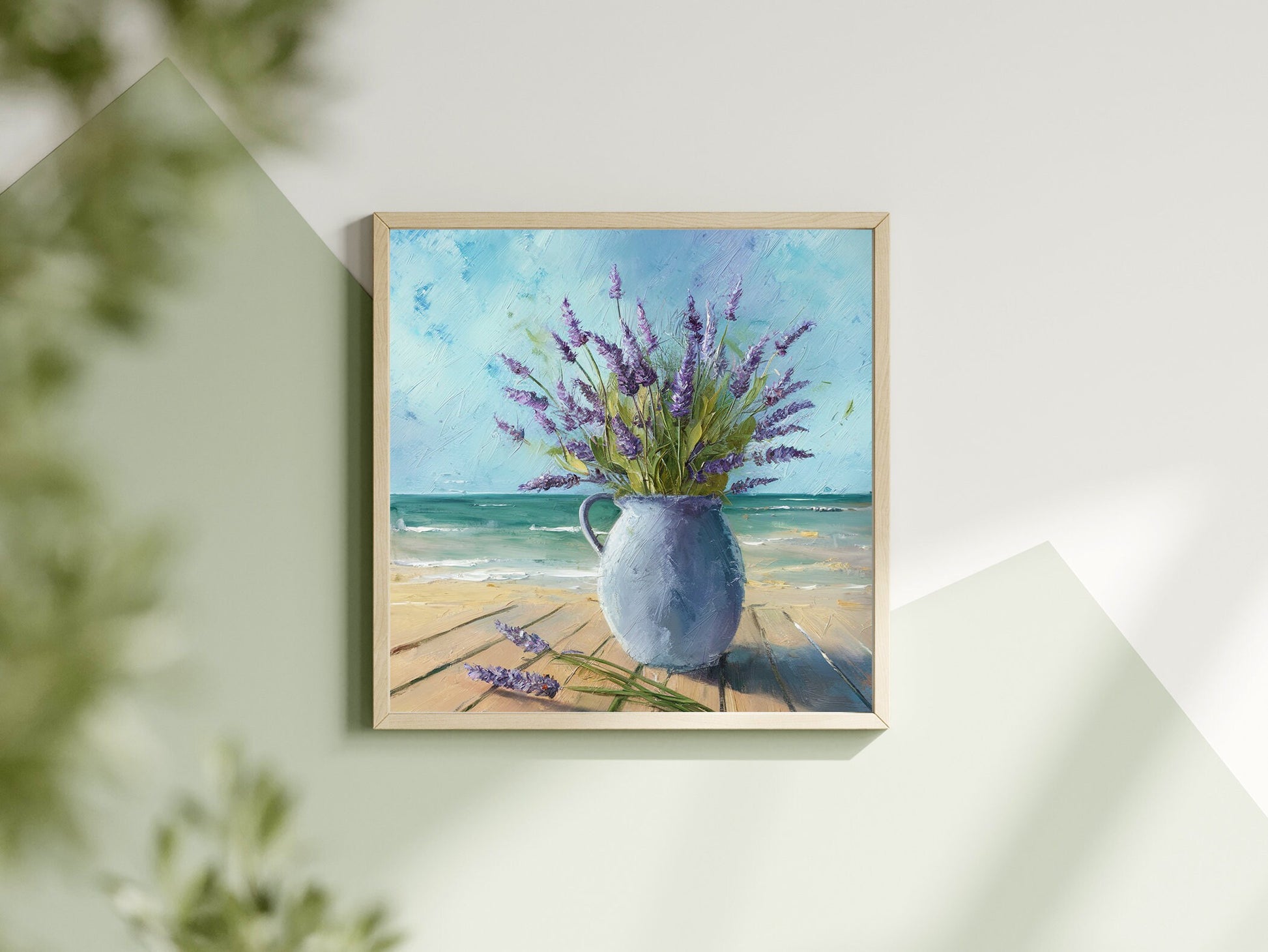 60x60 cm oil painting for home decor - image 3 of 7