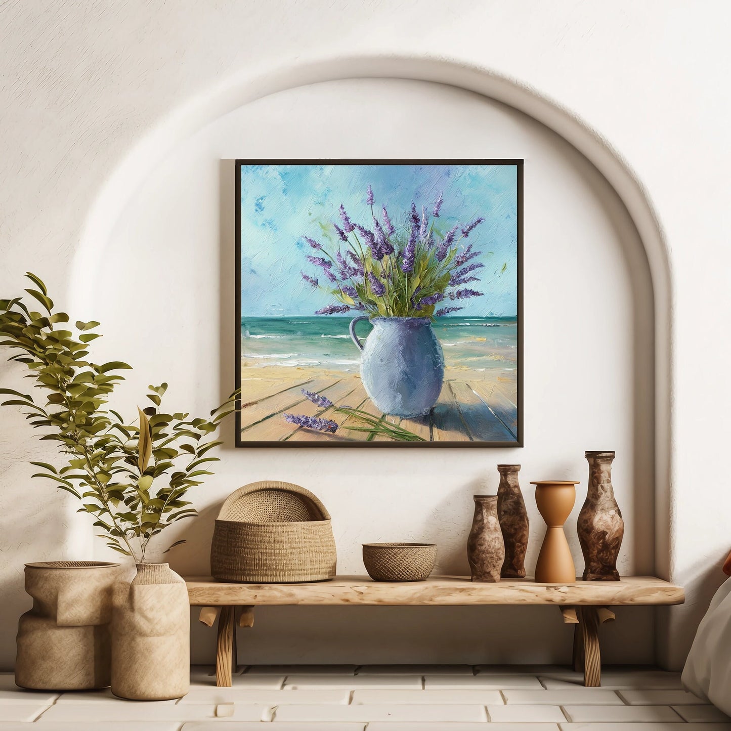 60x60 cm oil painting for home decor - image 1 of 7
