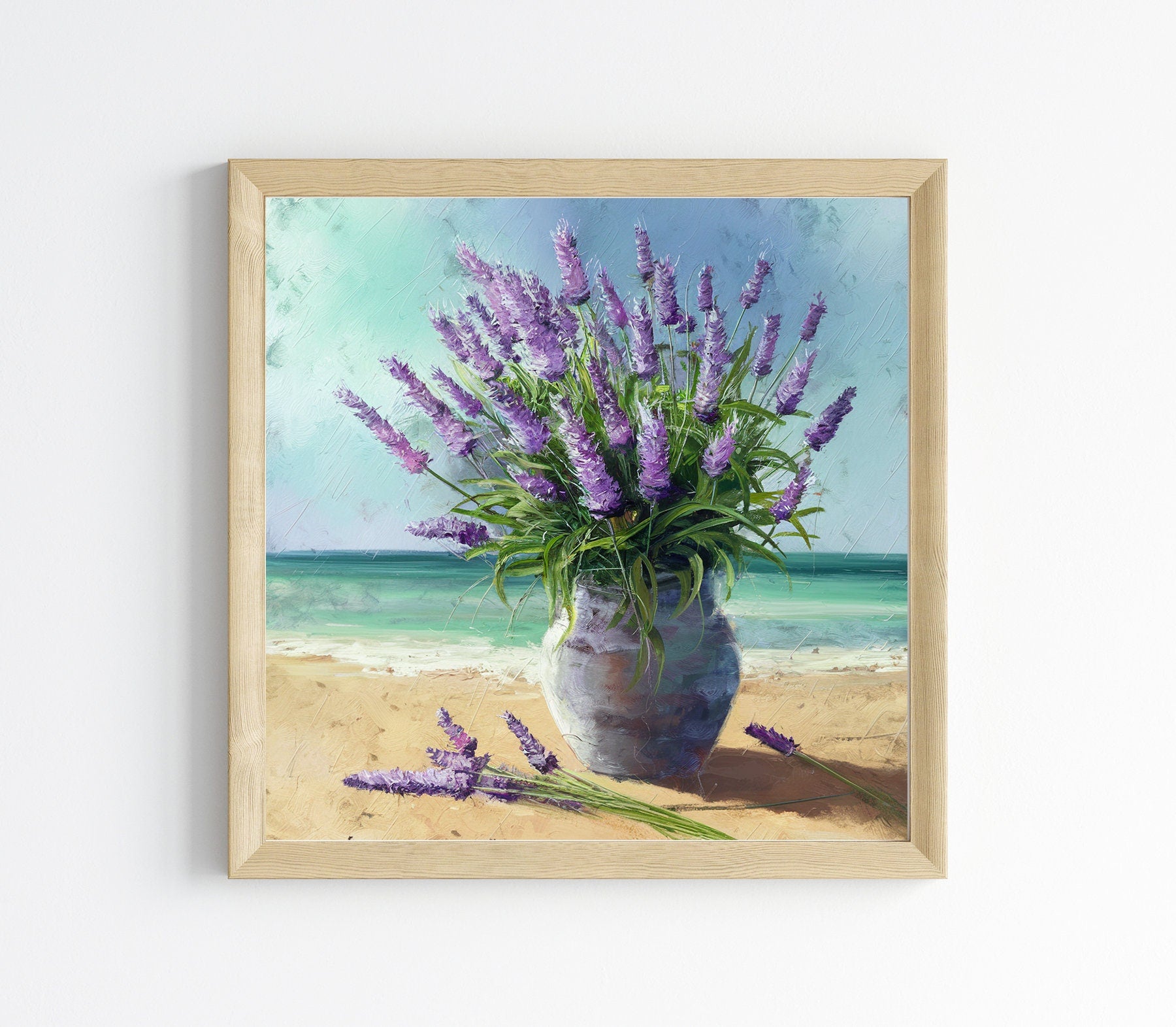50x50 cm oil painting for home decor - image 2 of 8