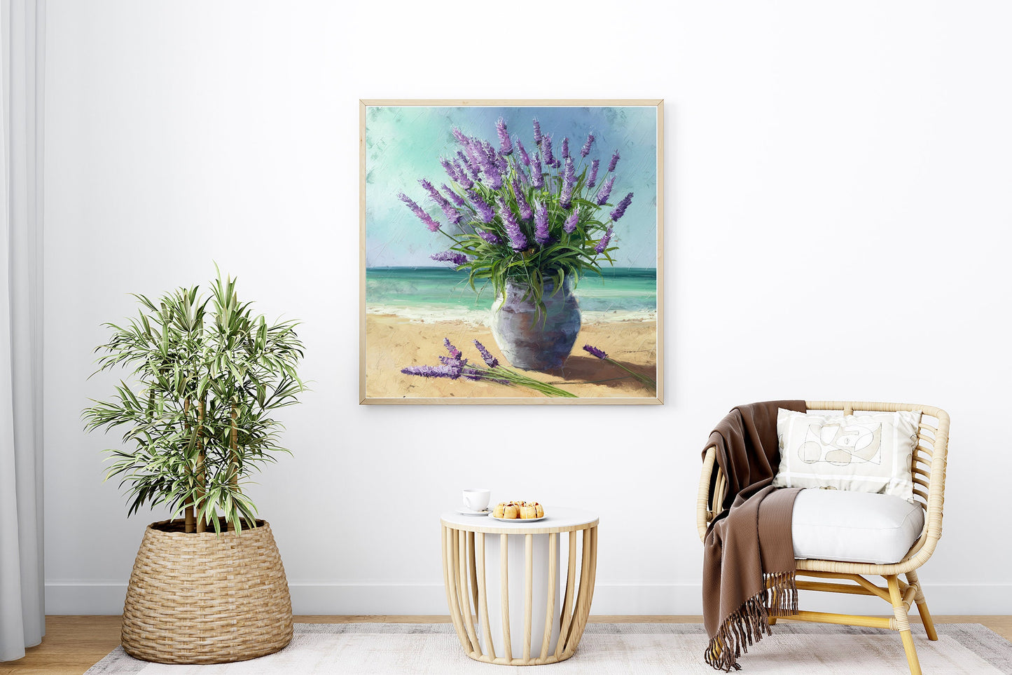 50x50 cm oil painting for home decor - image 4 of 8